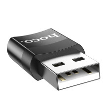 Adapter Hoco UA17 USB-A to Type-C black