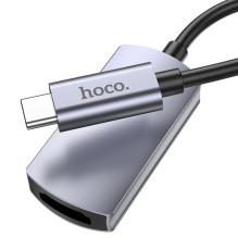 Adapteris Hoco UA20 Type-C to HDMI pilkas