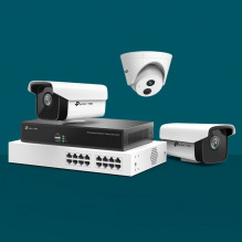 TP-LINK VIGI 3MP Outdoor Bullet Network Camera, 4mm lens