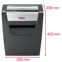 Rexel Momentum X312 paper shredder Particle-cut shredding Black, Grey