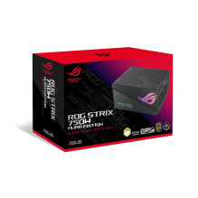 ASUS ROG Strix 750W Gold Aura Edition maitinimo blokas 20+4 kontaktų ATX ATX Black