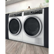 Hotpoint H8 D94WB EU būgninė džiovykla Laisvai pastatoma priekinė apkrova 9 kg A+++ Balta