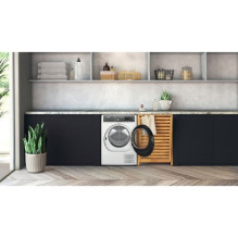 Hotpoint H8 D94WB EU būgninė džiovykla Laisvai pastatoma priekinė apkrova 9 kg A+++ Balta