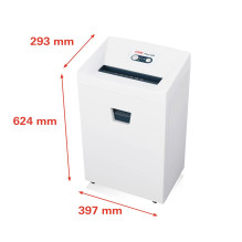 HSM Pure 420 shredder, 35 l, 1,9x15 mm