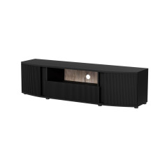 Cama RTV cabinet MICHELLE 178x35-47xH48 black / viking oak