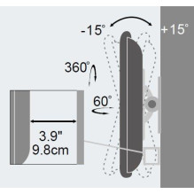 Techly 13-30&quot; Wall Bracket for LED LCD TV Full Motion&quot; ICA-LCD 201BK