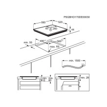 ELECTROLUX EIV644 induction hob