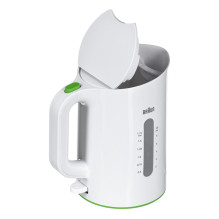 Braun WK 1100 electric kettle 1.7 L 2200 W Green, White