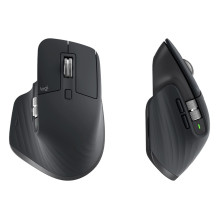 „Logitech MX Master 3s“ verslui skirta „Office“ pelė Dešinysis RF belaidis ryšys + „Bluetooth Laser 8000 DPI“