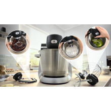 Bosch Serie 6 MUMS6ZS17 virtuvės kombainas 1600 W 5,5 L juodas, nerūdijantis plienas