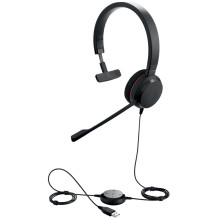 Jabra 4993-823-109 Ausinės / ausinės Laidinė galvos juosta Biuras / Skambučių centras A tipo USB juoda