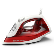 Philips 2000 series DST2010 / 40 iron Steam iron Non-stick soleplate Red, White