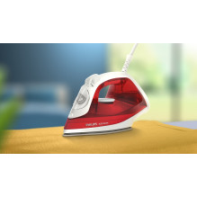 Philips 2000 series DST2010 / 40 iron Steam iron Non-stick soleplate Red, White