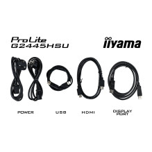 iiyama G-MASTER G2445HSU-B2 kompiuterio monitorius 61 cm (24&quot;) 1920 x 1080 pikselių Full HD LCD juodas