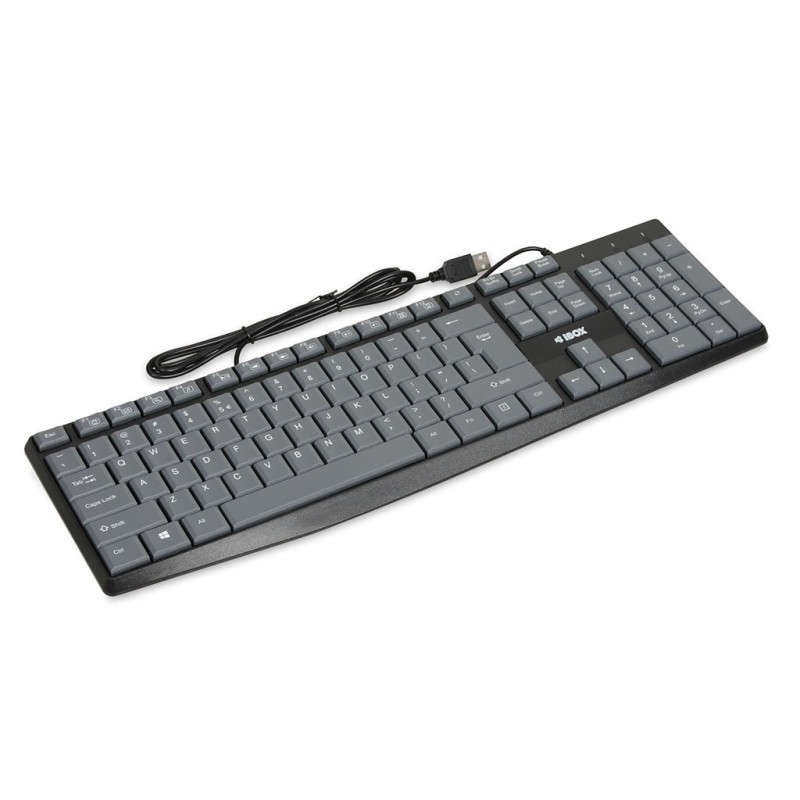 iBOX Eris USB Keyboard, Gray / Black