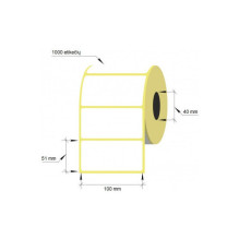 Universal labels, 100x51/...