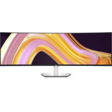 Dell LCD UltraSharp Monitor U4924DW 49 &quot;, IPS, 5K Dual QHD, 5120 x 1440, 32:9, 5 ms, Silver / Black, HDMI ports qua