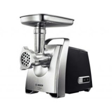 Bosch Meat mincer MFW68660 Black, Throughput (kg / min) 4.3, Kebbe, Sausage horn, Fruit press, Shredding Attachment, 4 b