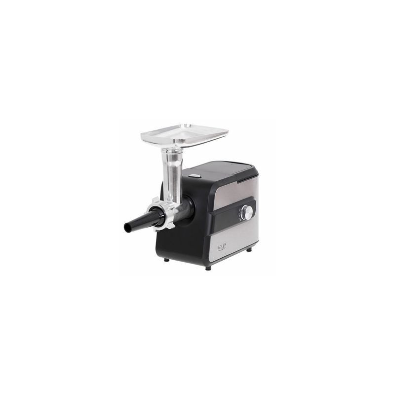 Adler Meat mincer with a shredder AD 4813 Silver / Black, 600 W, Number of speeds 2, Throughput (kg / min) 1