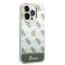 Guess GUHCP14XHG4MHA iPhone 14 Pro Max 6,7&quot; khaki hardcase 4G Pattern Script