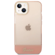 Guess GUHCP14SHGCOP iPhone 14 6.1 &quot;pink / pink hardcase Translucent