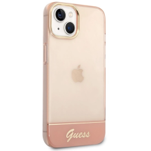 Guess GUHCP14SHGCOP iPhone 14 6.1 &quot;pink / pink hardcase Translucent