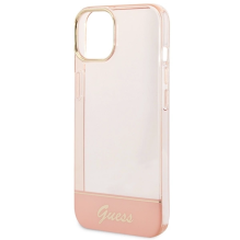 Guess GUHCP14SHGCOP iPhone 14 6.1 &quot;pink / pink hardcase Translucent