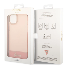 Guess GUHCP14SHGCOP iPhone 14 6.1 &quot;pink / pink hardcase Translucent