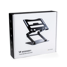 Wozinsky WRS-CPY75DSB Aluminum Laptop Stand + Additional Phone Stand - Black