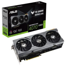 Asus Graphics Card, , NVIDIA GeForce RTX 4070 Ti SUPER, 16 GB, GDDR6X, 256 bit, PCIE 4.0 16x, 2xHDMI, 3xDisplayPort, TUF