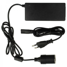 Power adapter Euro plug AC 100-240V to cigarette lighter socket for car cool box etc. 12V, 6A