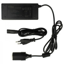 Power adapter Euro plug AC 100-240V to cigarette lighter socket for car cool box etc. 12V, 6A