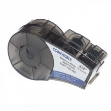 Tape cassette for Brady replaces BM21-750-499 6.4m x 19.05mm black on white