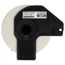 Continuous labels like Brother DK-N55224, 54mmx30.48m, black on white