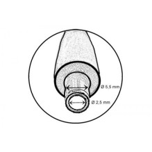 Nešiojamojo kompiuterio maitinimo šaltinio modelis 011 (20 V, 6,0 A, 5,5 x 2,5 mm)