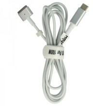 Adapter cable USB Type C to MagSafe 2, T-shape, 100W, 1.7m, PVC