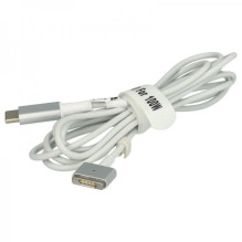 Adapter cable USB Type C to MagSafe 2, T-shape, 100W, 1.7m, PVC