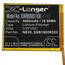 Battery for Motorola G52 and others like NE50, Li-Polymer, 3.87V, 4900mAh