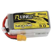 Tattu R-Line 3.0 1400mAh 22.2V 120C 6S1P XT60 Akumuliatorius