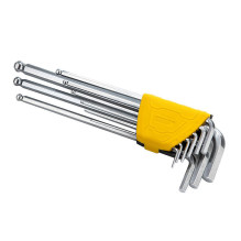 Šešiakampių raktų rinkiniai 1,5–10 mm Deli Tools EDL3080 (sidabrinis)