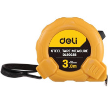 Steel Measuring Tape 3m / 16mm Deli Tools EDL9003B (yellow)