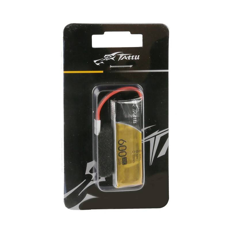 Tattu 600mAh 3.7V 30C 1S1P Molex battery (1pc)