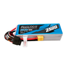 Gens ace G-Tech 2500mAh 22,2V 80C 6S1P Lipo baterijų paketas su XT60 kištuku