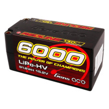 Gens ace Redline Series 6000mAh 15.2V 130C 4S2P HardCase 69 HV LiPo Battery