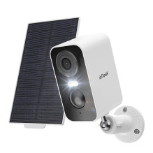 Wireless 3MP WiFi Outdoor Camera ieGeek ZS-GX3S white with solar panel