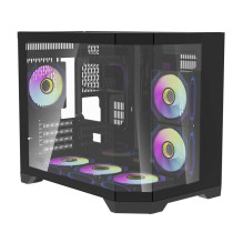 Darflash FT418 computer case + 6 aRGB fans (black)