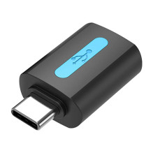 Vention USB adapteris CDTB0, USB-C kištukinis USB 2.0 lizdas (juodas)