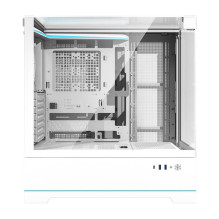 Darkflash DY450 ​​kompiuterio dėklas be ventiliatorių (baltas)