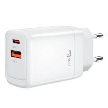 Wall charger XO CE16, 45W, 1x USB-C, 1x USB-A