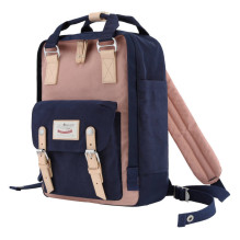 Himawari 188L 14'' laptop backpack (navy blue and pink)